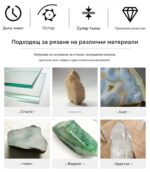 диск за рязане на ахатови геоди