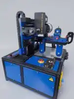 Gem Slicer Mini — изометричен изглед на настолния телен трион